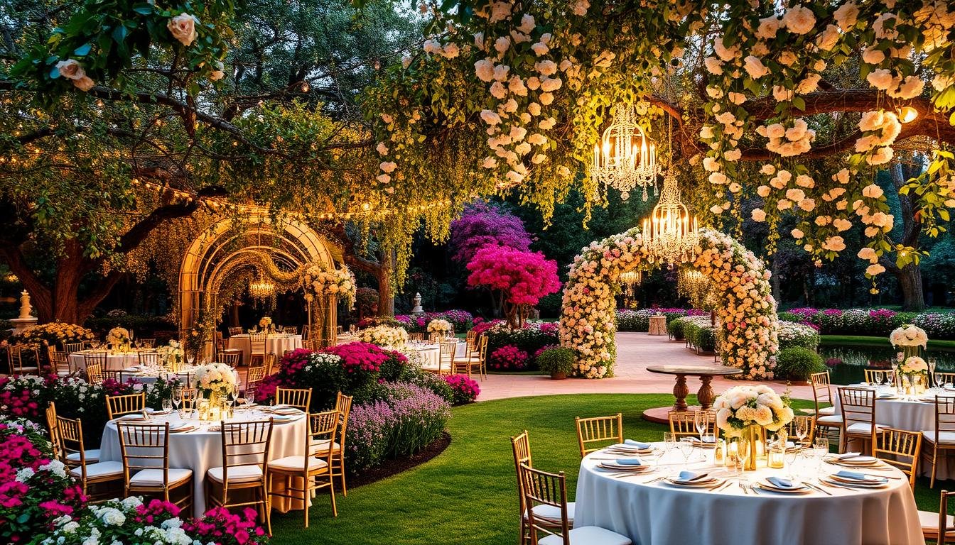 Glam Garden Wedding Theme