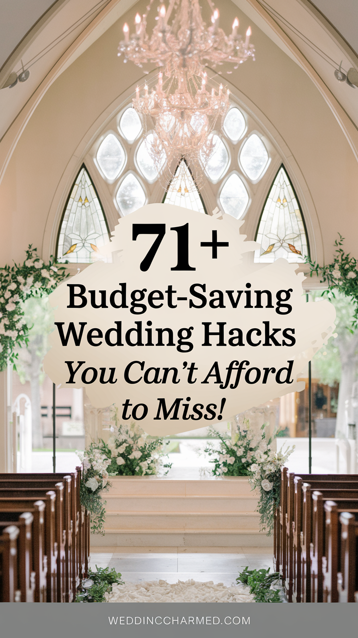 Budget Saving Wedding Hacks