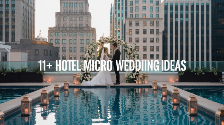 Hotel Micro Wedding Ideas