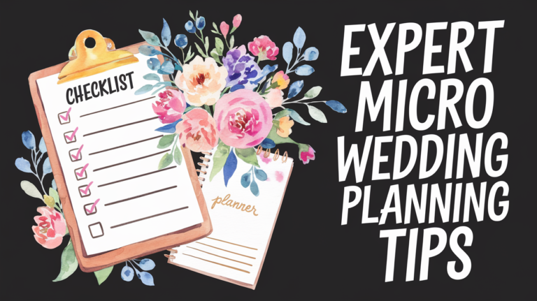 Expert Micro Wedding Planning Tips