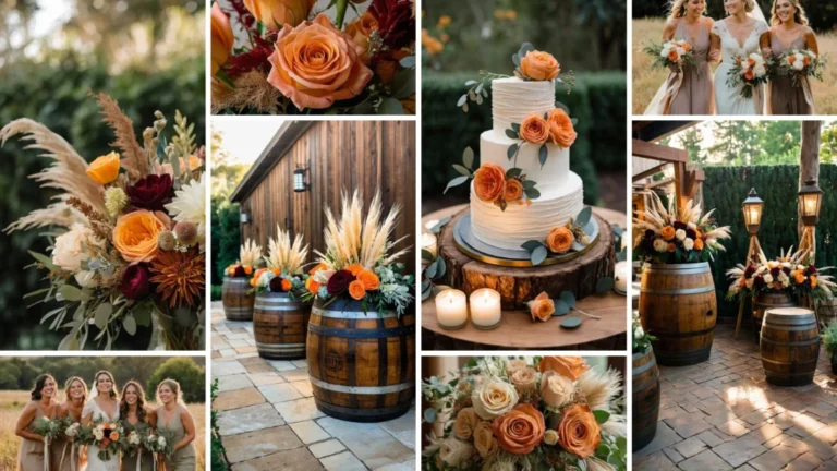 Burnt Orange Wedding Color Scheme