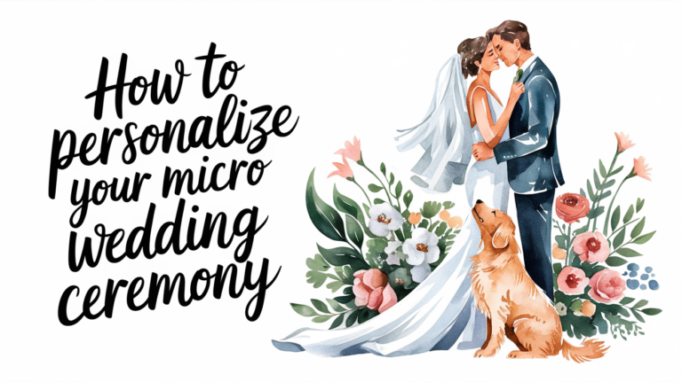 How to Personalize Your Micro Wedding Ceremony