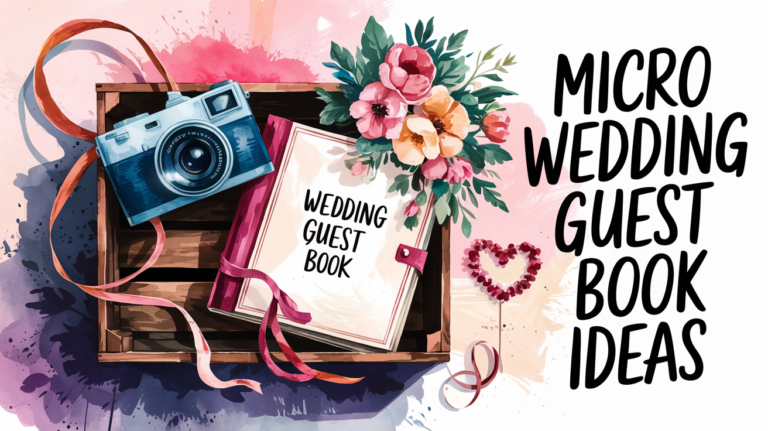 Micro Wedding Guest Book Ideas