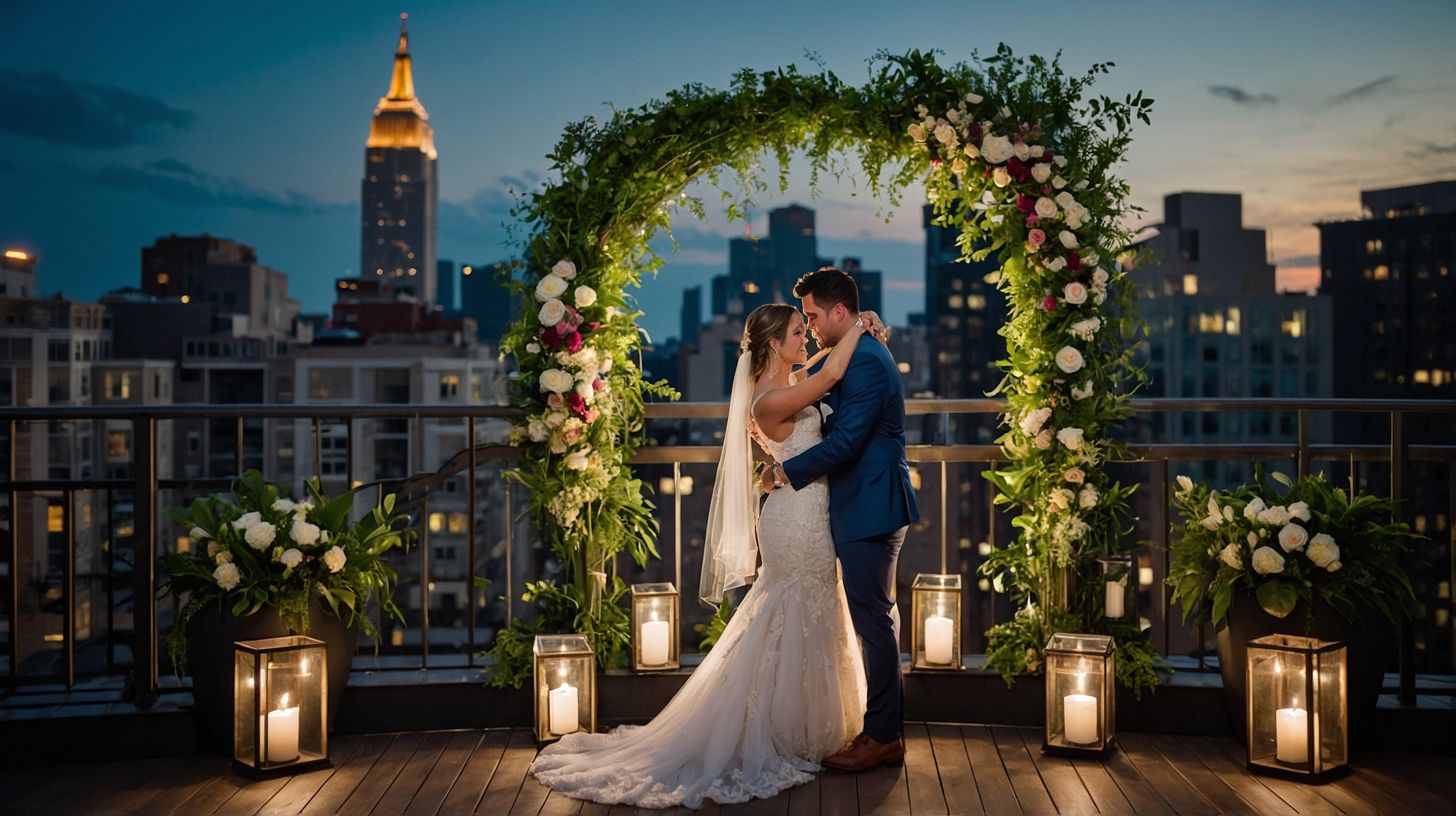 Rooftop Micro Wedding Ideas